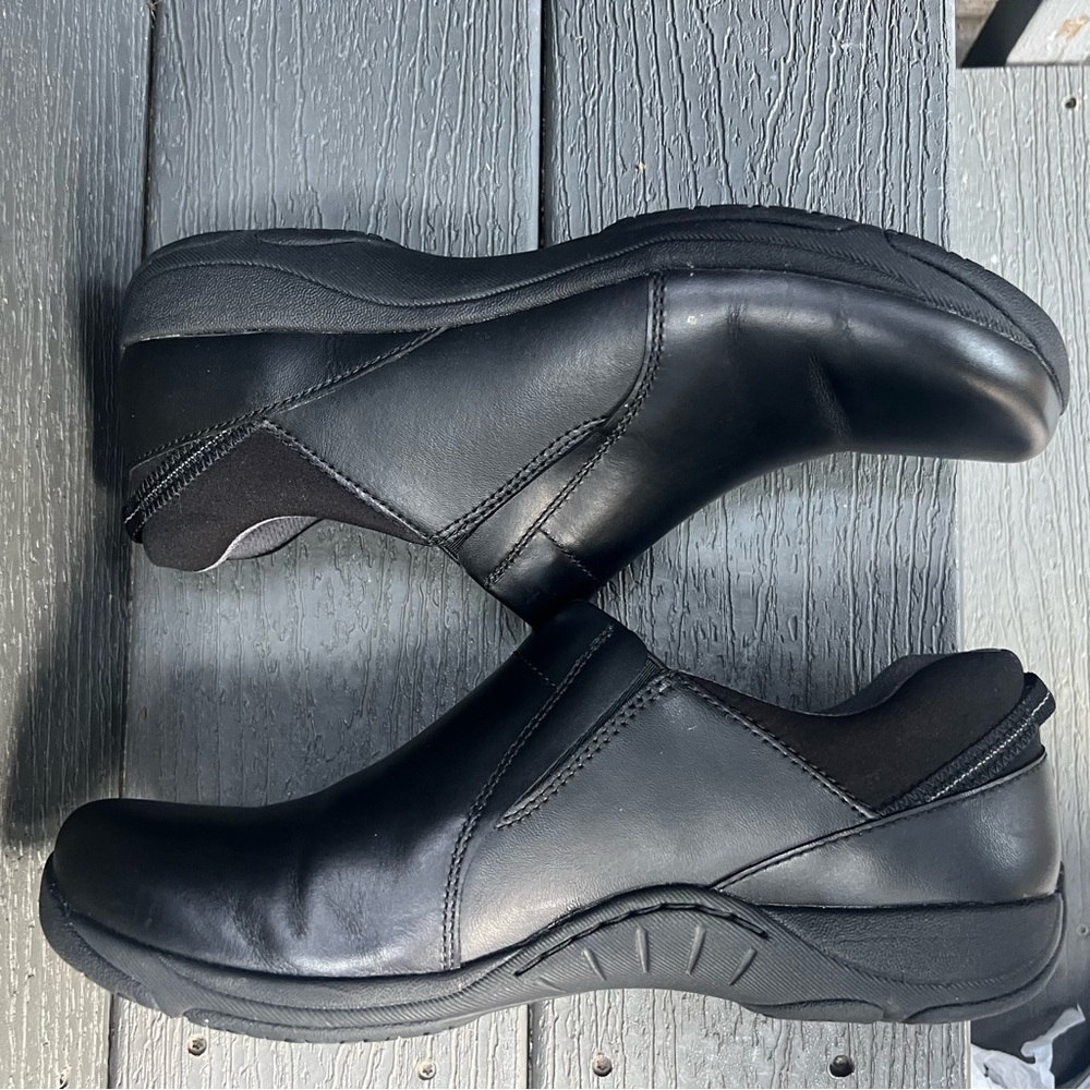 DANSKO NECI BLACK LEATHER SLIP RESISTANT WORK SHOE LOAFER SIZE 41 - Picture 5 of 11
